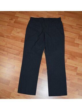 Kenneth Cole Reaction Men's Sz 34 x 32 Gray Pin-Striped Dress Pants